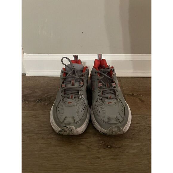 Nike W M2k Tekno Womens Bq3378-001 Size 5 Gray Red m3 Reflection - Picture 4 of 10